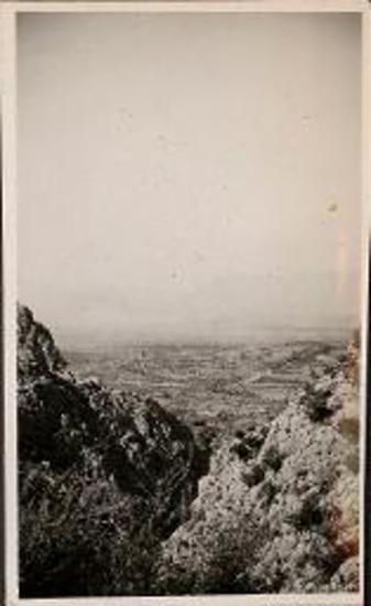View from Mycenae over the plaines