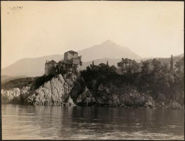 Monastery viewed from the sea
