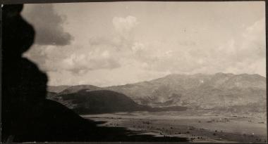 Arcadia. View of plains and mountain in the distance