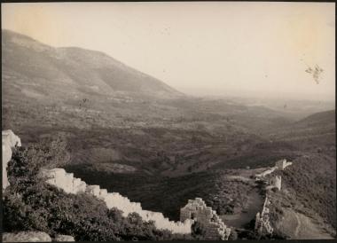 Messene. Stretch of the fortified wall
