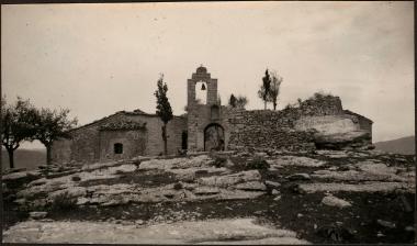 Messene. Old church with bell tower