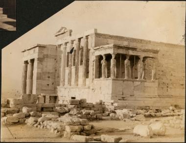 View of the Erechtheum and Caryatids