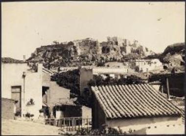 Plaka, with view towards the Acropolis