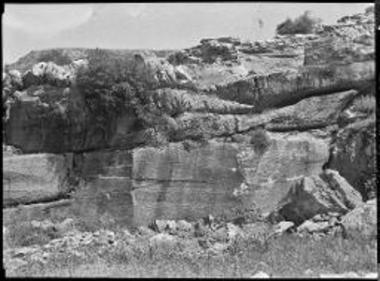 Attica, Hymettus. Ancient quarry
