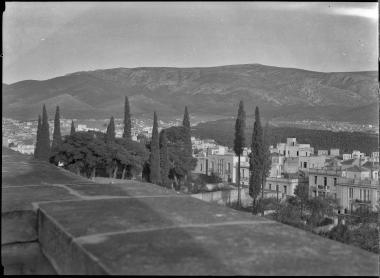 Athens. View of Hymettus from ASCSA