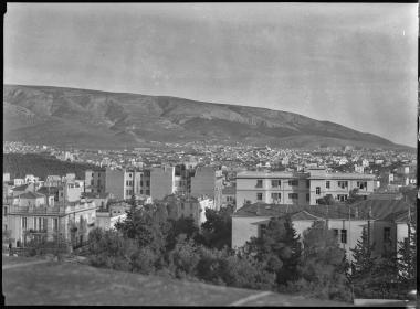 Athens. View of Hymettus from ASCSA