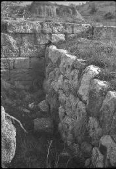 Euboea, Eretria. Pre-persian wall by the gate