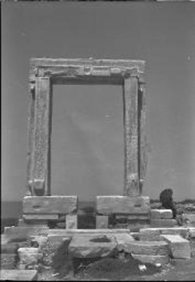 Cyclades, Naxos. Temple door (portara)