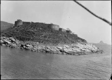 Saronic Islands, Poros. Castle on isle