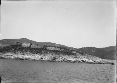 Saronic Islands, Poros. Castle on isle
