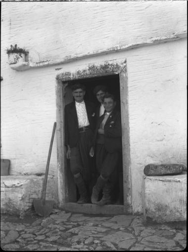 Rhodes, Embonas. Villagers
