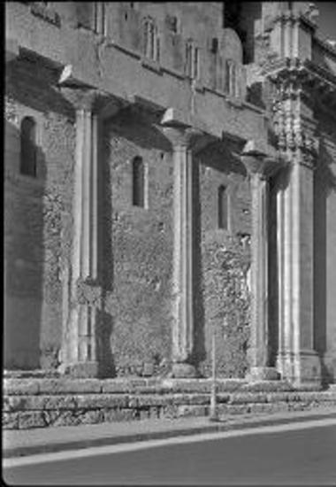 Sicily. Old building with columns