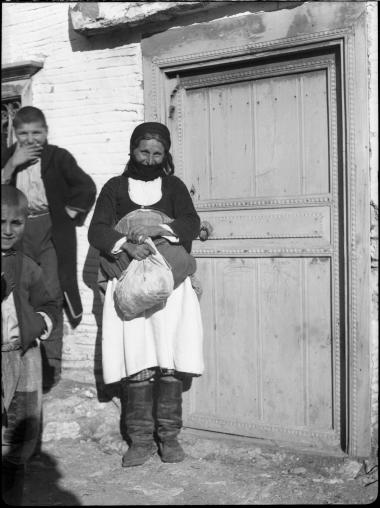 Rhodes, Embonas. Villagers