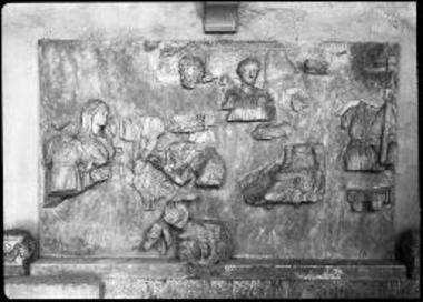 Eleusis Museum. Large relief