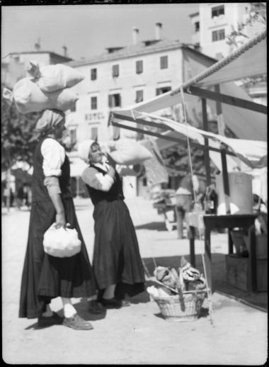 Dalmatia, Sibenek. Two women