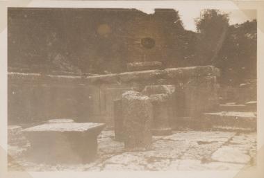 Messene , column bases