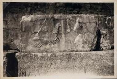 Heraion of Argos, birds carved in stone
