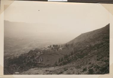 Ithome, valley with monastery