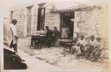 Boeotia. Village cafeneion