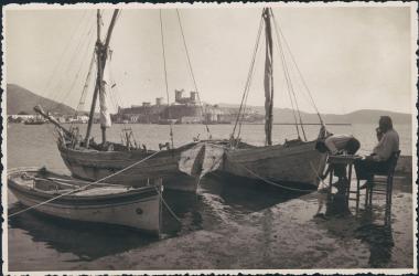 Halicarnassus. Fishing boats in harbor