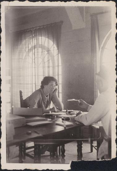 Corinth Excavations. The Museum library. Gladys Davidson and George Kachros.