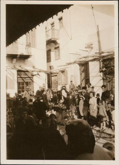 People in Skyrian dress