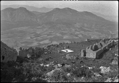 Corinth. Easter gathering on Akrocorinth