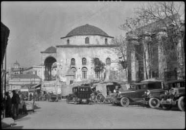 Athens, Library of Hadrian and Tzistaraki Mosque