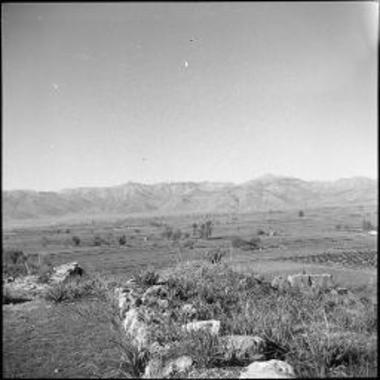 Tiryns. View to west