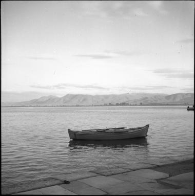 Nauplion. Boat in harbor
