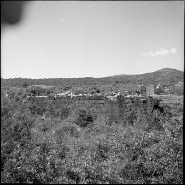 Rhamnous. Terrace wall