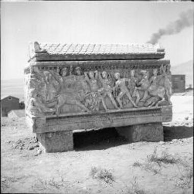 Eleusis. Stone sarcophagus