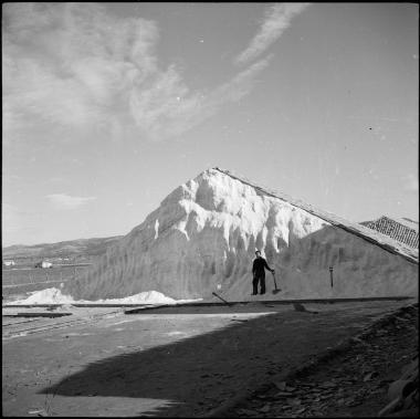 Anavyssos. Excavating salt
