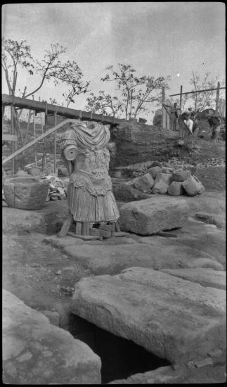 Agora Excavations. Statue of Hadrian.
