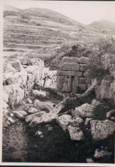 Mycenae. Postern gate