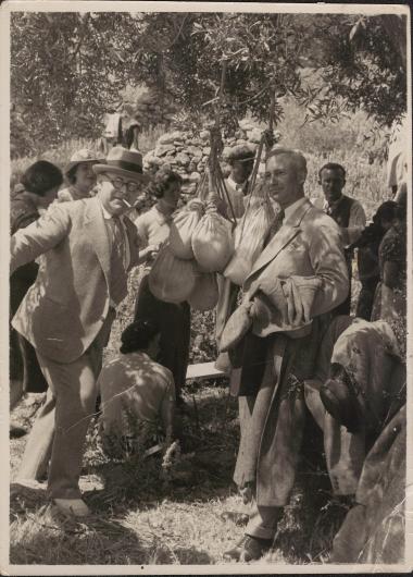 Group people in the country