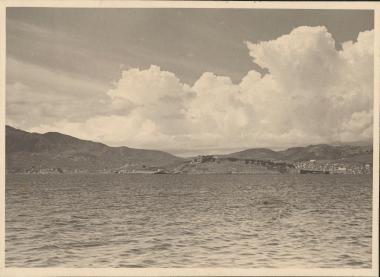Mytilene from the sea.