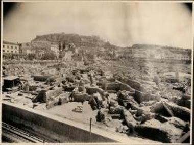 View of the Athenian Agora Excavations