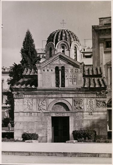 Athens. Church of Saint Elefterios, next to Metropolis.