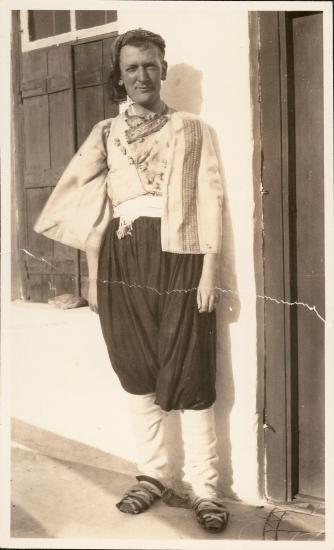 Richard H. Howland in traditional costume