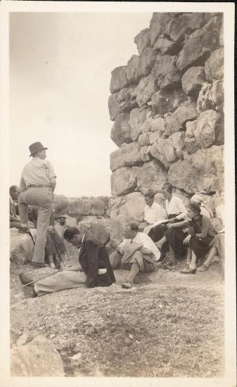 Richard H. Howland speaking at Tiryns