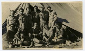 Στρατιώτες του 4ου λόχου του Α' Τάγματος Σκαπανέων