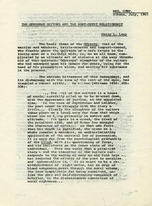 The Odyssean suitors and the Host-Guest Relationship