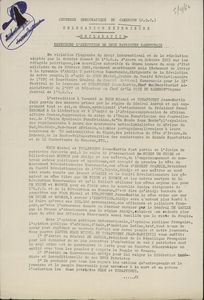 Declaration Empechons l execusion de deux patriotes kamerunais