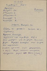 Πρακτικά της Δ.Ν.Λ. Σερρών