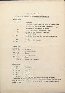 Proceedure of the VIth Assembly of WFDY Member - Organisations