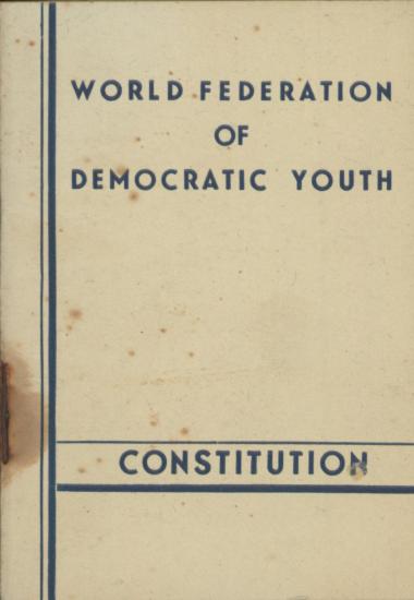 World Federation of Democratic Youth - Constitution