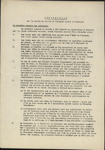 Information sur la marche du proces de Dortmund contre le Festival