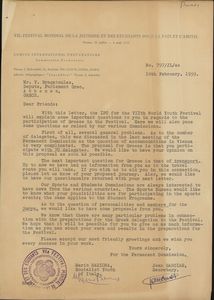 Mr. V. Bragatsulas, Depute, Parlement Grec