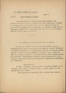 Bulletin de Presse du 25.7.1959